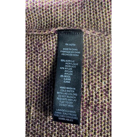 Max Sport Woman's Sz M Black Pink Gold Paisley Floral Long Duster Cardigan - Picture 5 of 11